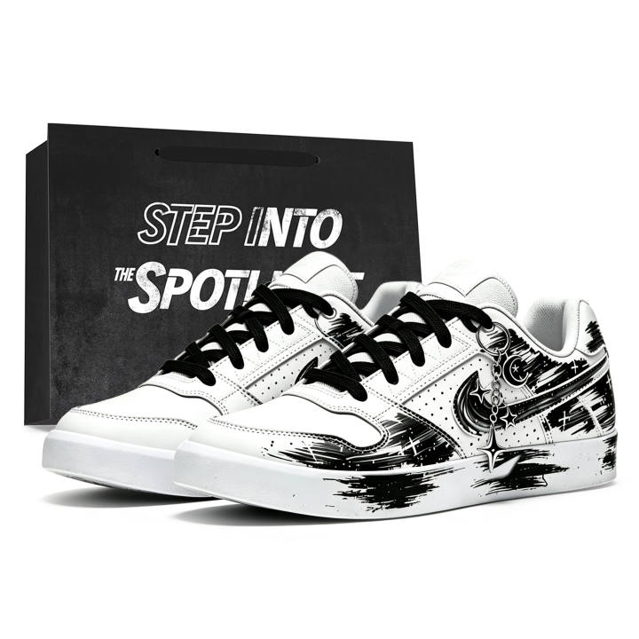 Nike Nike SB Delta Low top Skateboard Shoes Unisex Black White