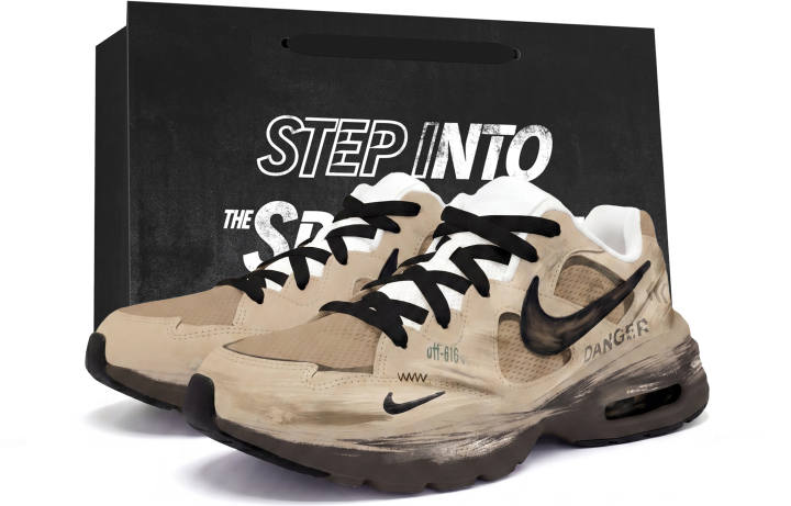 Nike Nike Air Max Fusion Running Shoes Unisex Low Top Umber