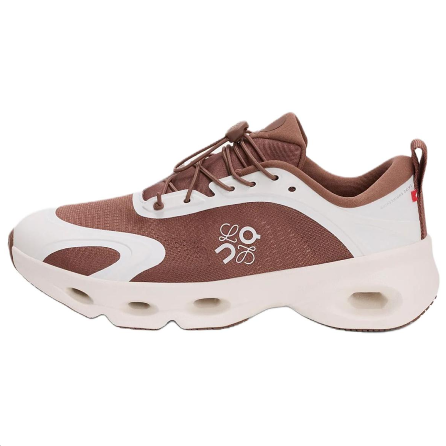 LOEWE On X LOEWE Cloudsolo Casual Shoes Women's Low Top Taupe & Shell Color