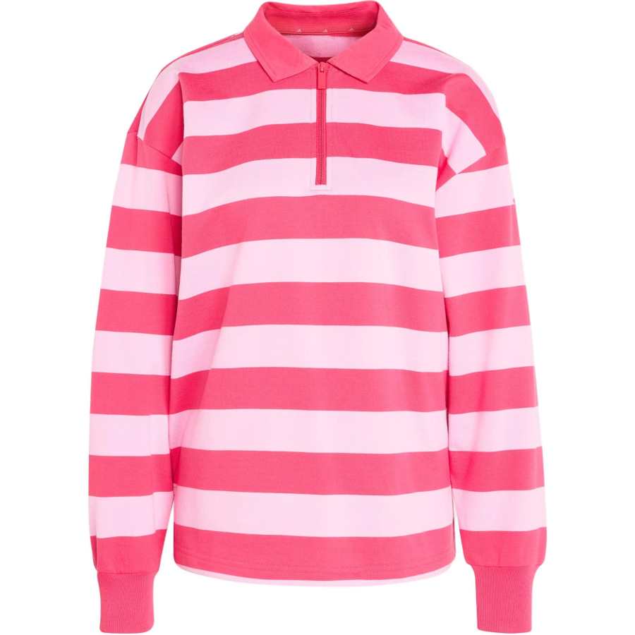 Adidas Adidas ESSENTIALS Polo Shirts Women's Vibrant Pink/Tropical Floral Polo Collar Moderate Other
