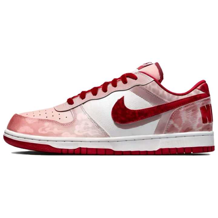 Nike Nike Big Special Shopping Bag, Cinnabar Sand, Cloud Pattern Lightweight Breathable Low top Skateboard Shoes Men's Red