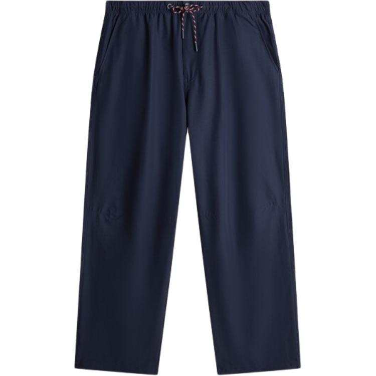 Tommy Hilfiger Casual Pants Unisex Navy Blue C1G Moderate Straight Fit Pants