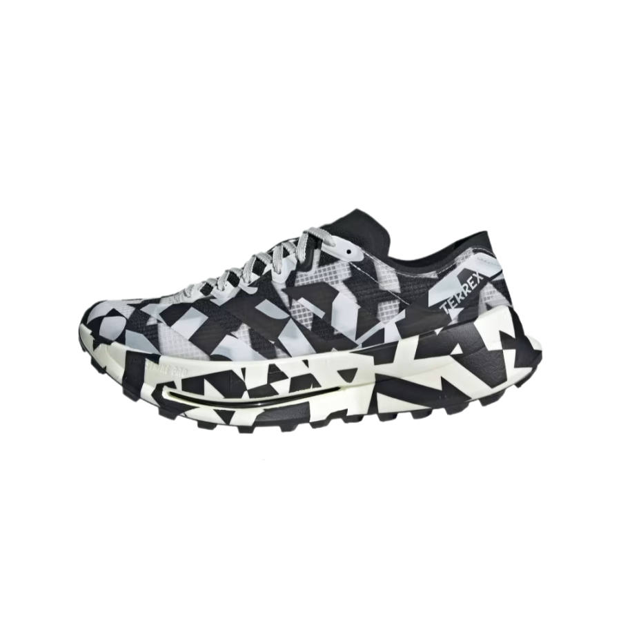 Adidas Adidas Terrex Agravic Speed Ultra 2 Trail Running Shoes Unisex Low Top Cloud White/Core Black/Cloud White