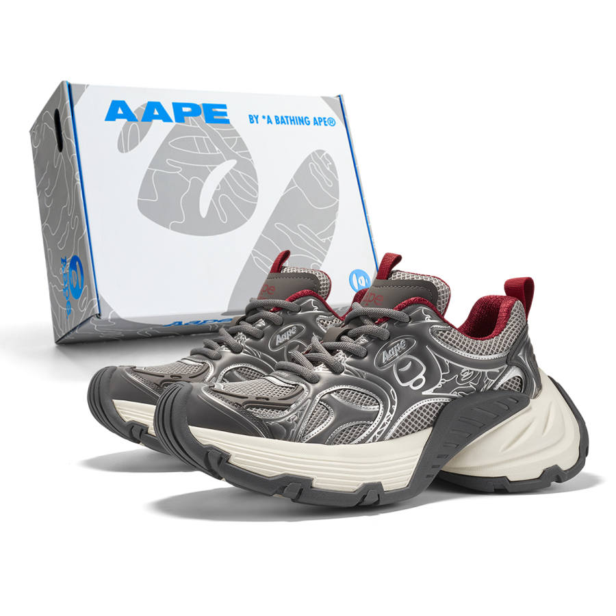 Aape Aape Cushioning Abrasion Resistant Coverage Low top Chunky Sneakers Men's