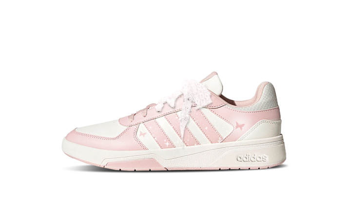 Adidas Adidas COURTBEAT Skateboard Shoes Men's Low Top Pink White
