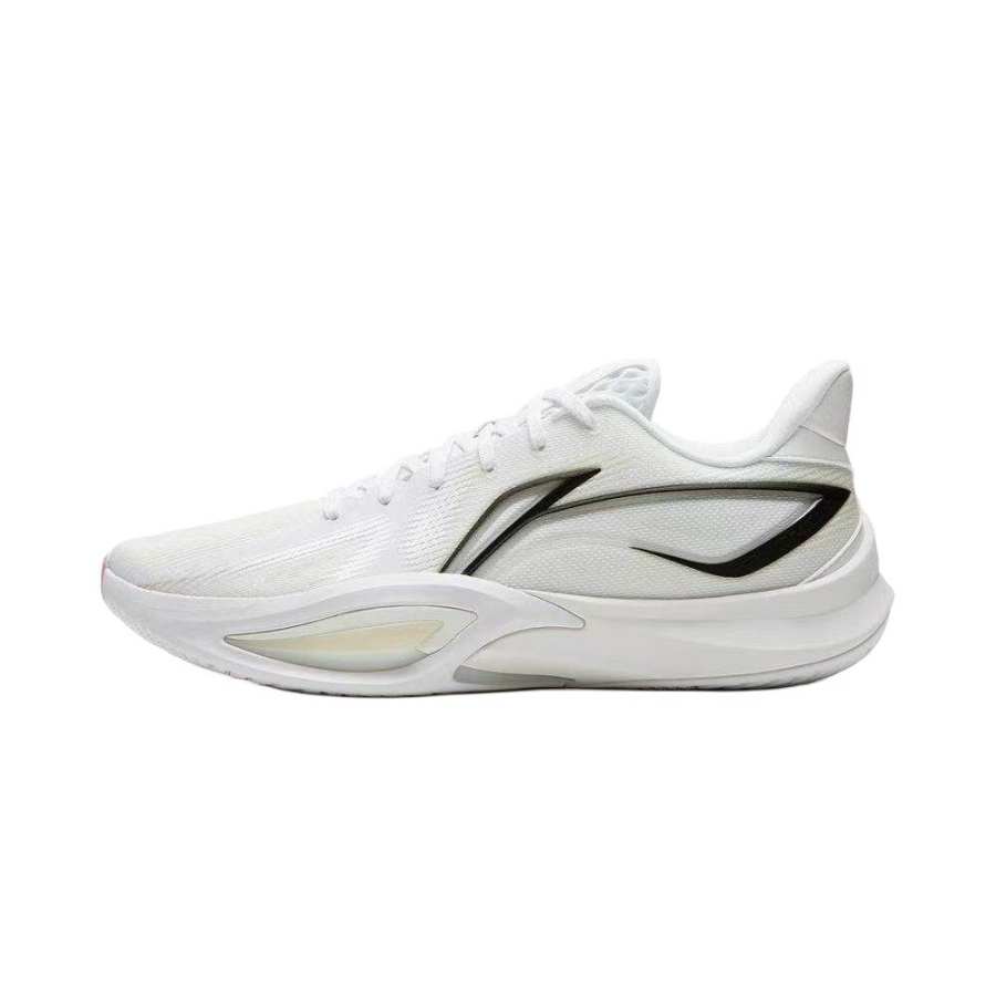 Li-Ning Li Ning Speed 3 Slip Resistant, Abrasion Resistant, Rebound Low top Basketball Shoes Men's White