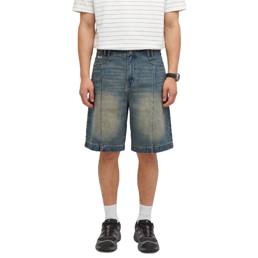 Teenie Weenie Men CleanFit Denim Shorts Unisex Blue