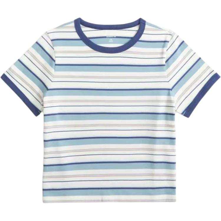 Abercrombie&Fitch T Shirts Women's Blue Crew Neck