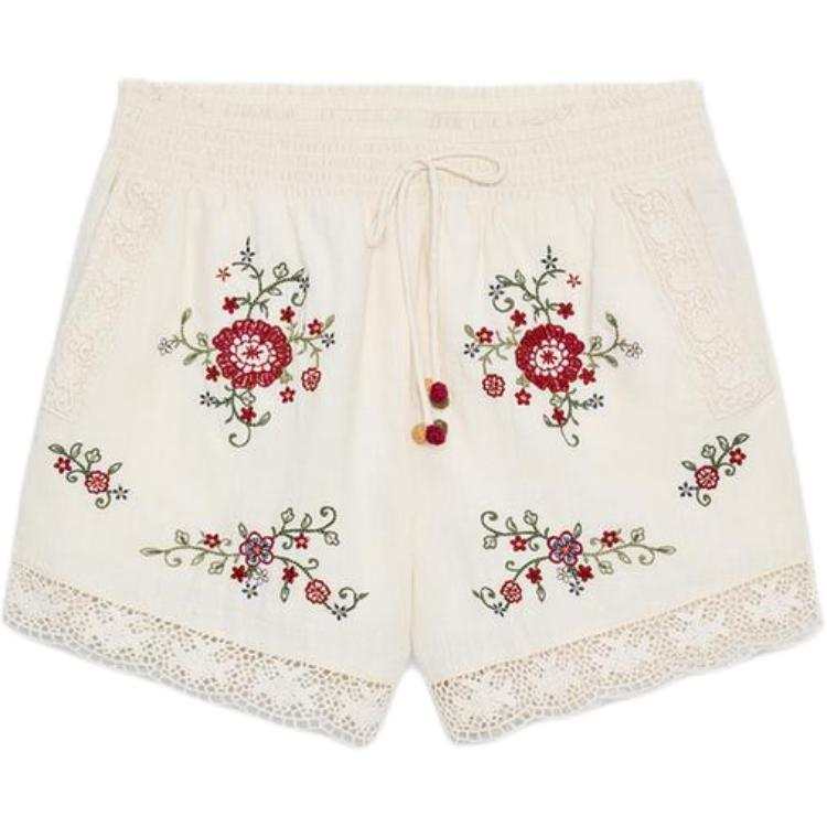 ZARA Casual Shorts Women's White
