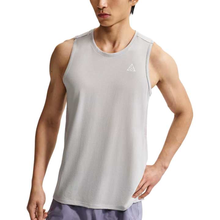 Nike Nike ACG Tank Tops Men's Gray Crew Neck Moderate Straight Fit