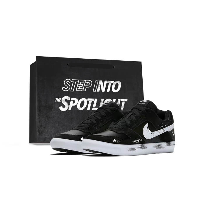 Nike Nike SB Delta Skateboard Shoes Unisex Low Top Black/White