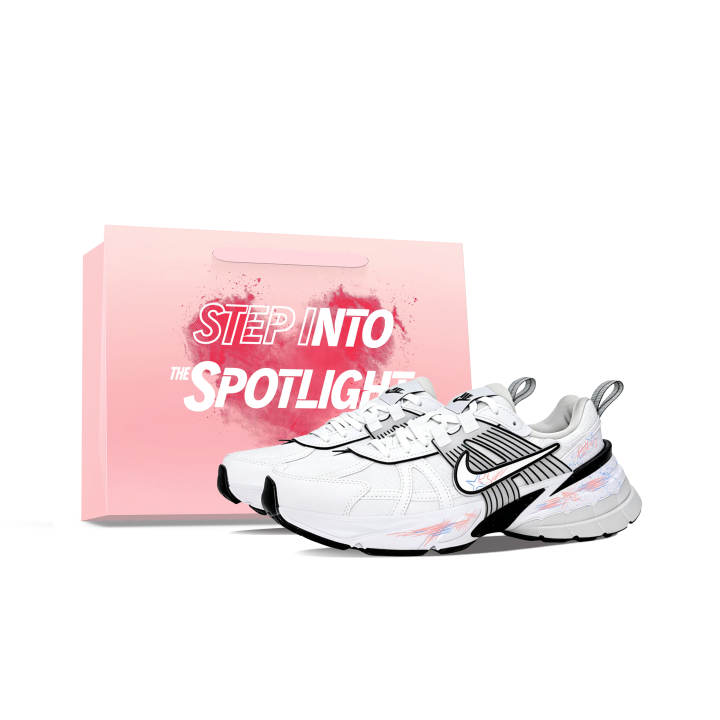 Nike Nike V2K Run Running Shoes Women's Low Top Black/White