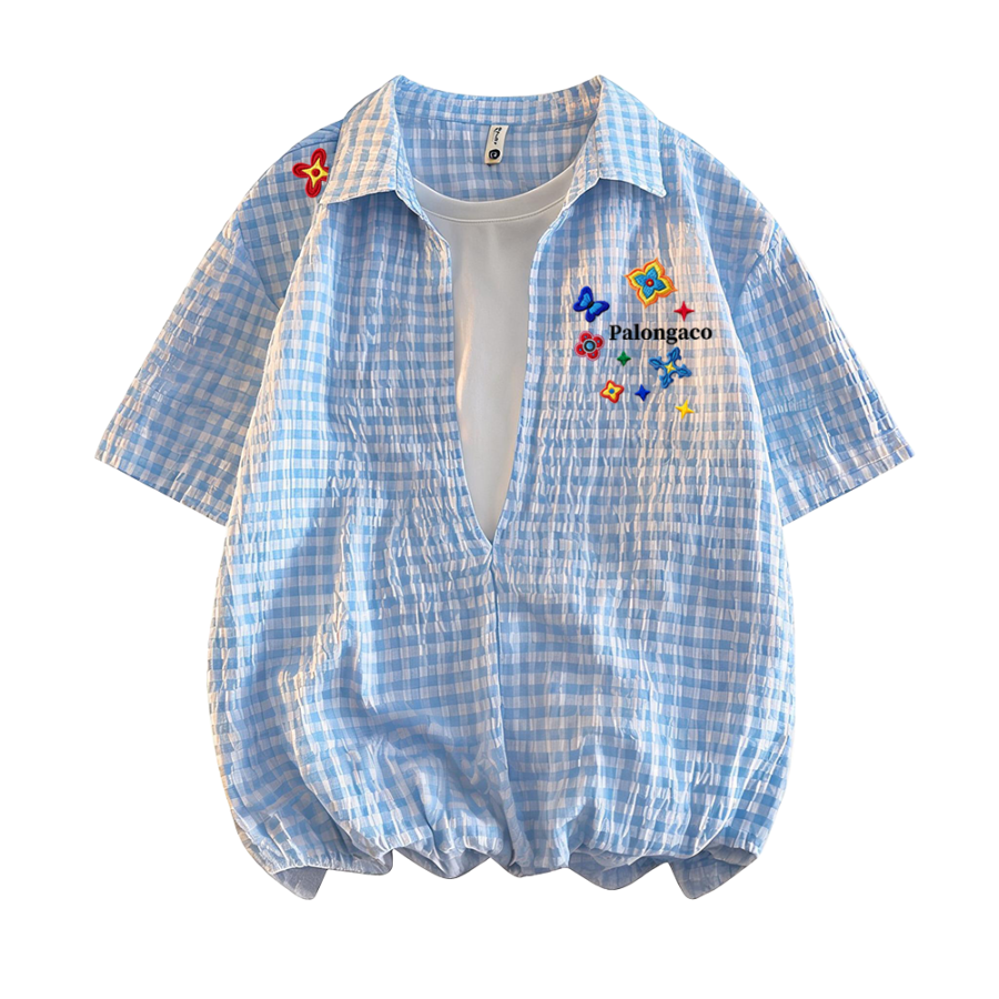 PAL ONGACO T Shirts Unisex Lapel Moderate Straight Fit