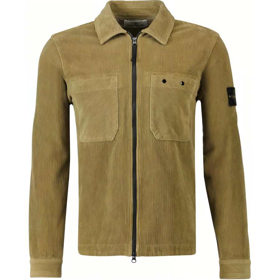 STONE ISLAND FW24 Jackets & Coats Men's Yellow Green