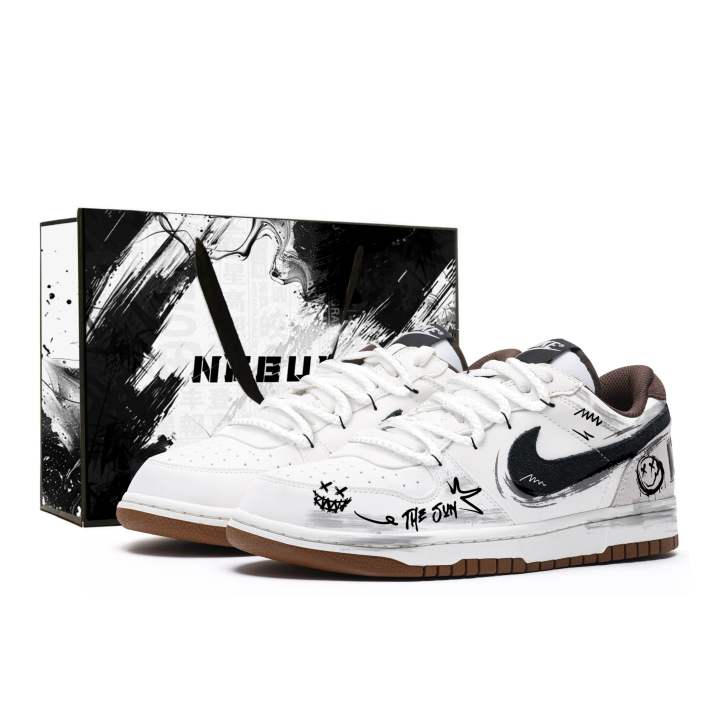 Nike Nike Big Skateboard Shoes Unisex Low Top Black/Brown