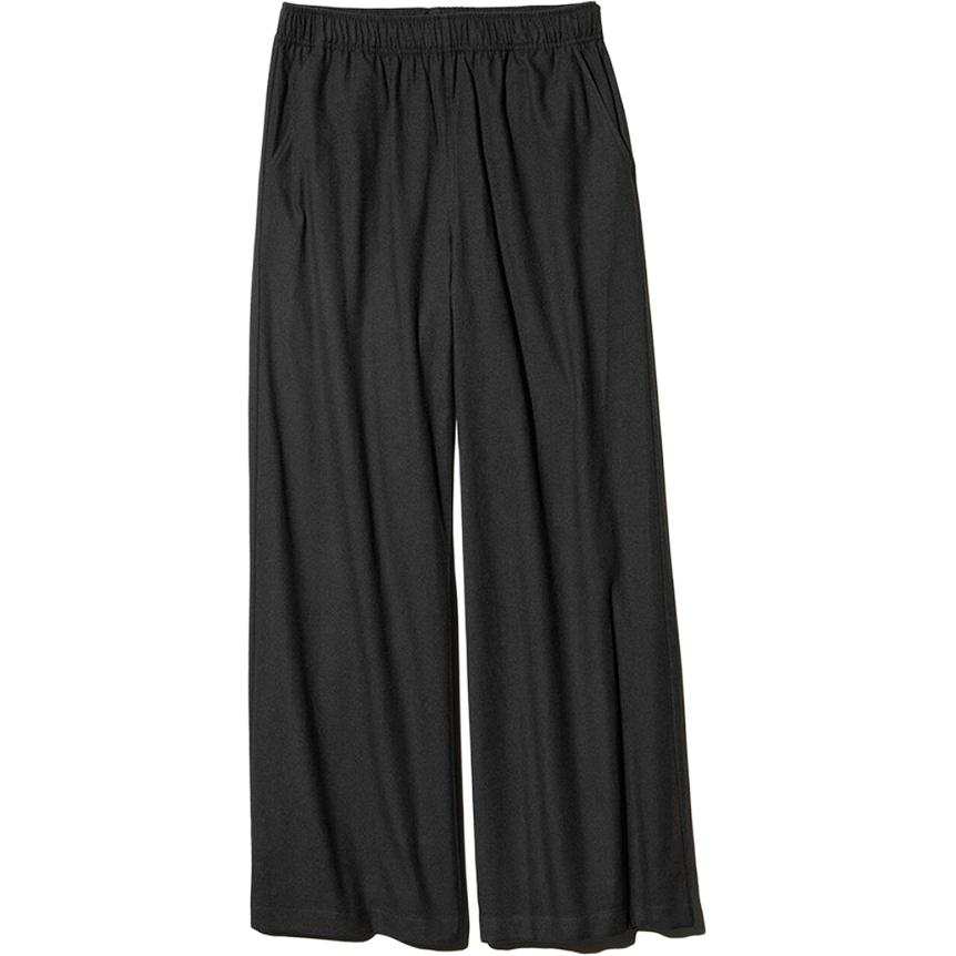UNIQLO SS26 Casual Pants Women's Black Moderate Straight Fit Pants