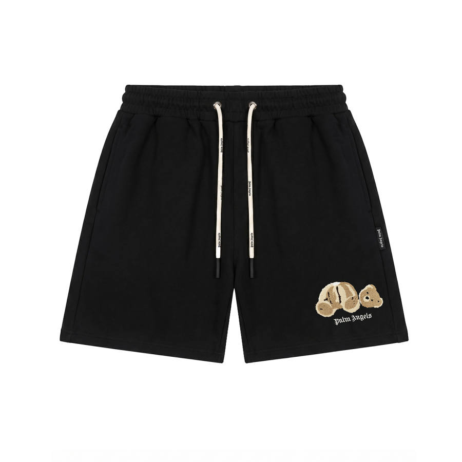 PALM ANGELS Casual Shorts Unisex Moderate Straight Fit Pants