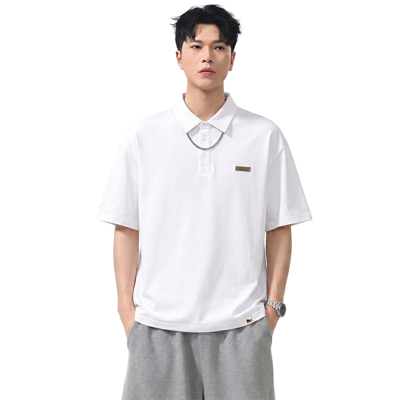 BALENO Polo Shirts Unisex Polo Collar Thin Straight Fit