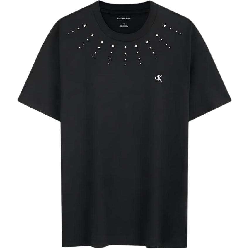 Calvin Klein T Shirts Unisex Black Crew Neck