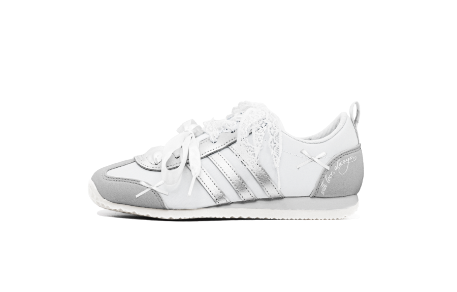 Adidas Adidas VS JOG 2.0 German Army Trainers Unisex Low Top White/Silver