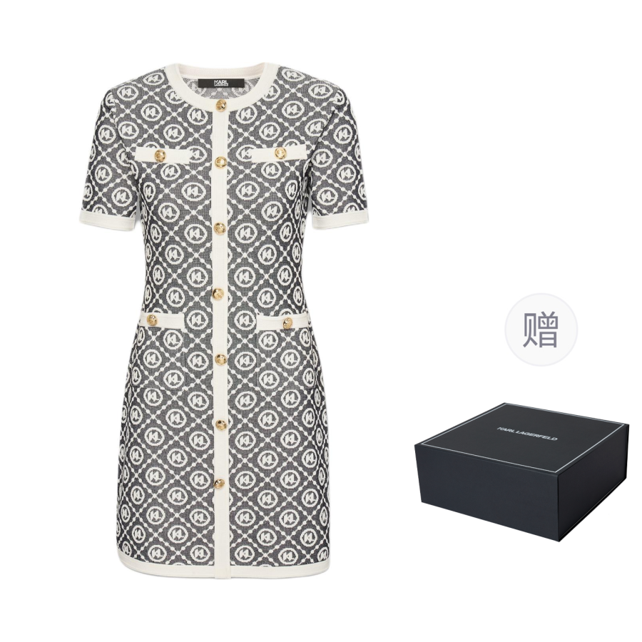 KARL LAGERFELD / Karl Lagerfeld Jeans Short Sleeved Dress Women's