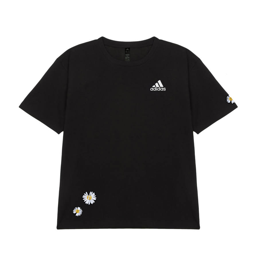 Adidas Adidas MUST HAVES T Shirts Unisex Black Crew Neck Moderate Straight Fit
