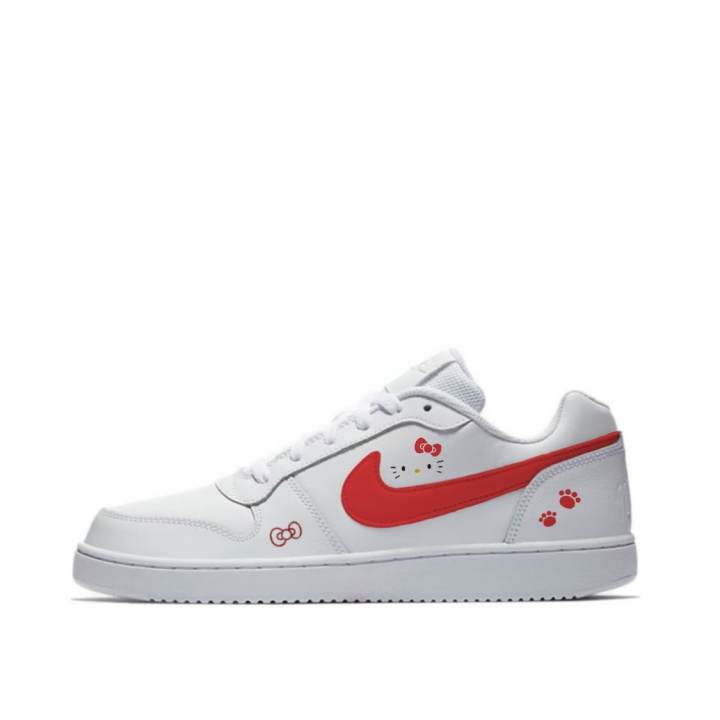 Nike Nike EBERNON Skateboard Shoes Women's Low Top Red