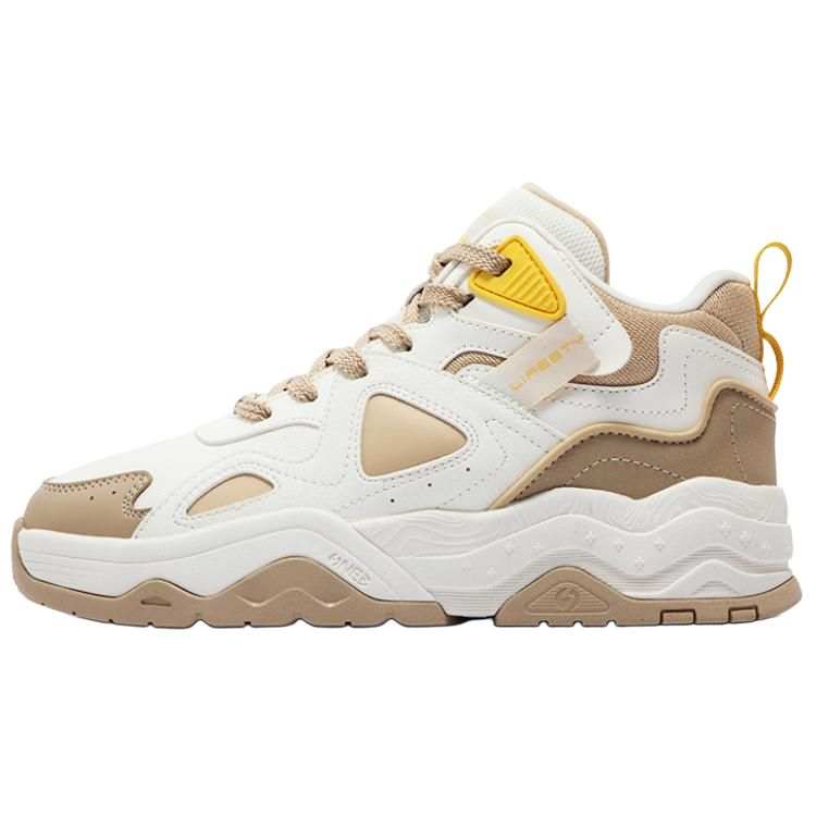 361° Sweet Wilderness Sweet Wild, Fleece Lined Comfortable High top Skateboard Shoes Women's White Beige