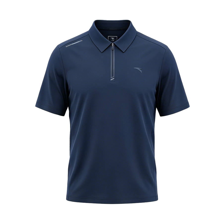 ANTA Polo Shirts Men's Blue Polo Collar Thin Other