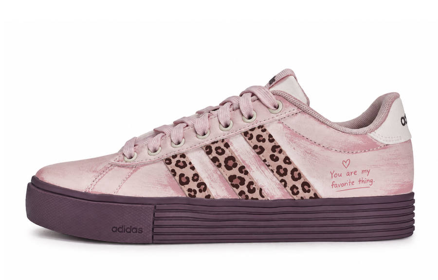 Adidas Adidas Daily 4.0 Skateboard Shoes Unisex Low Top Pink/Total