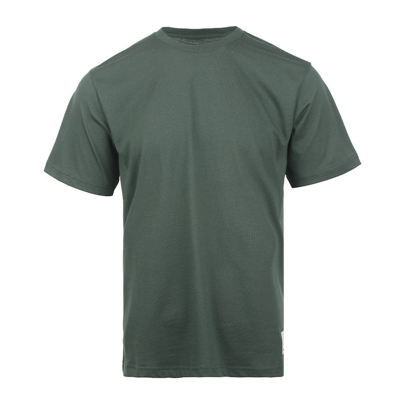 EMPORIO ARMANI T Shirts Men's Dark Green Crew Neck Thin Straight Fit