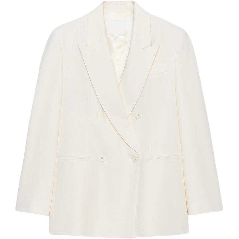 ZARA ZW Business Suits Women's Ivory Lapel