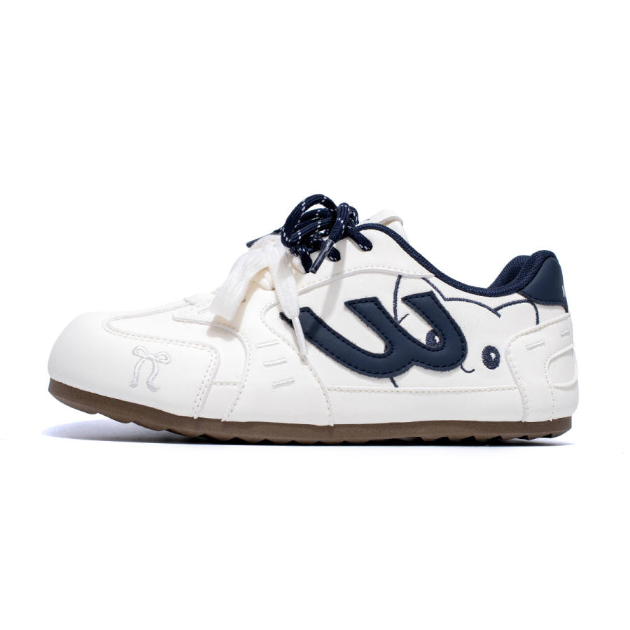 WARRIOR Casual Shoes Women's Low Top Pink, Ecru/Red, Ecru/Dark Blue