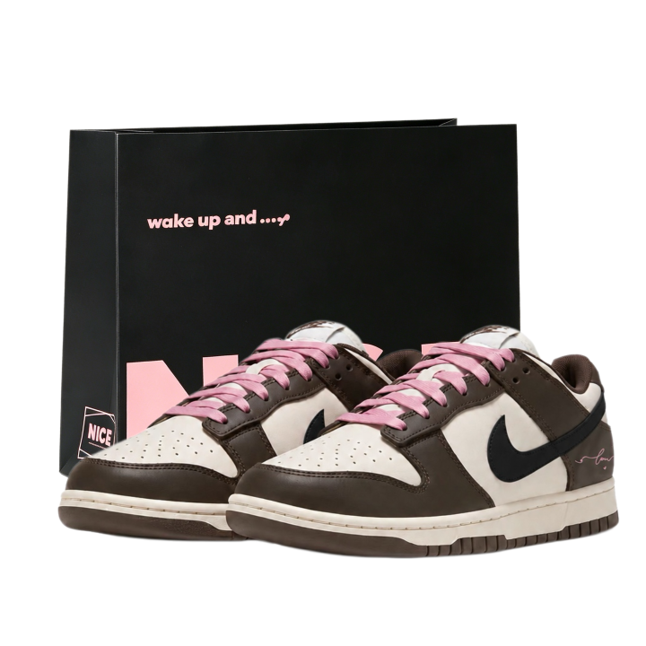 Nike Nike Dunk Skateboard Shoes Unisex Low Top Brown/Black