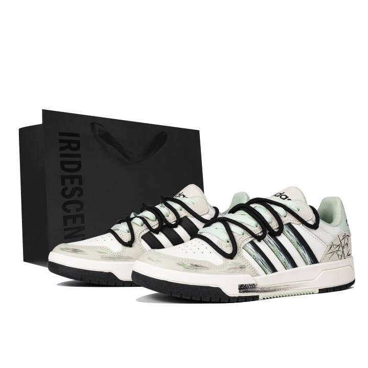 Adidas Adidas ENTRAP Skateboard Shoes Unisex Low Top White Green