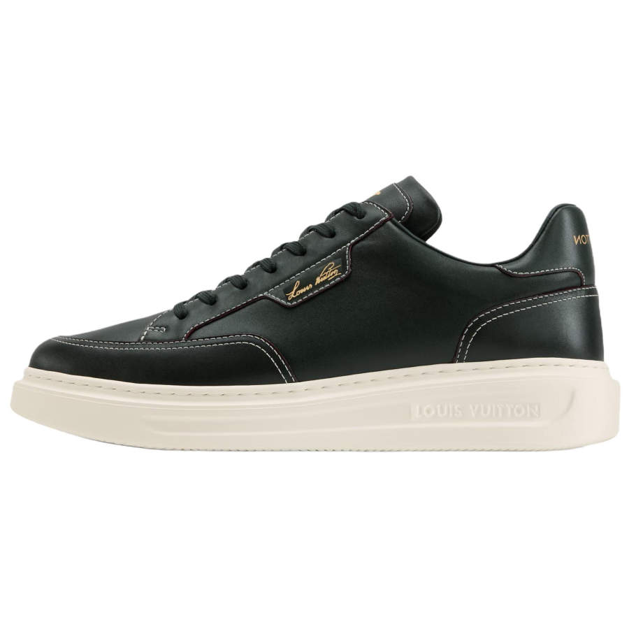 LOUIS VUITTON Beverly Hills Casual Shoes Men's Low Top Green