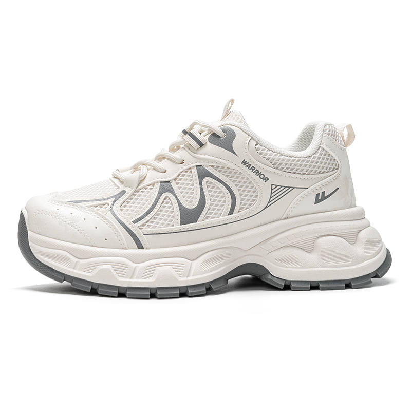 WARRIOR WARRIOR Chunky Sneakers Women's Low Top Gray/Black