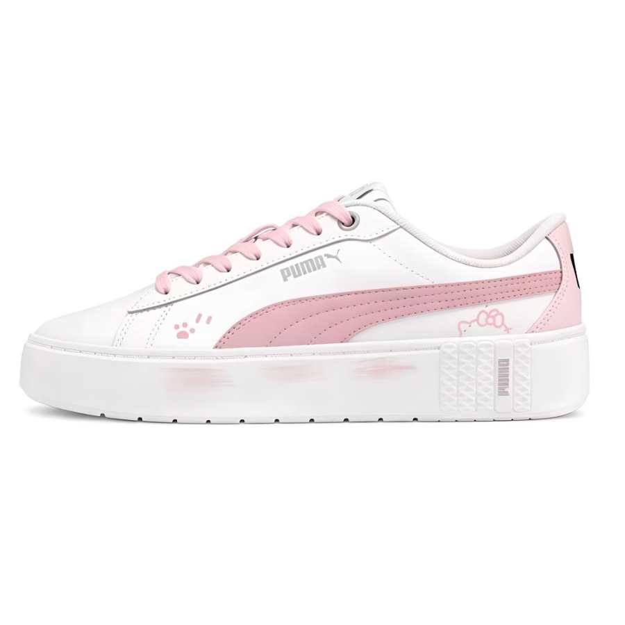PUMA Smash Platform Box, Girlish Style Girlfriend, Versatile, Supermarket Access, Privileges, Campus, Students Pu
