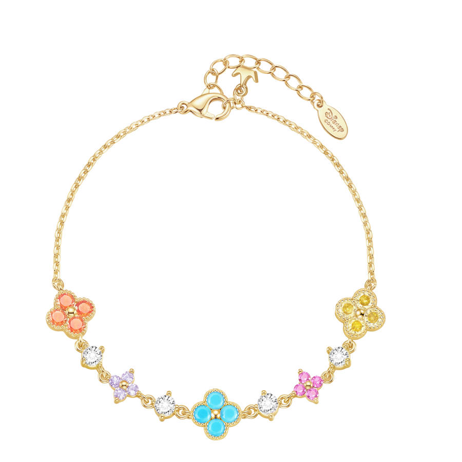 Disney Princess Zircon Copper Bracelets Women's