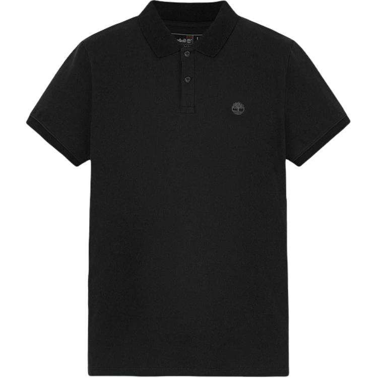 Timberland Polo Shirts Men's Black Polo Collar Moderate