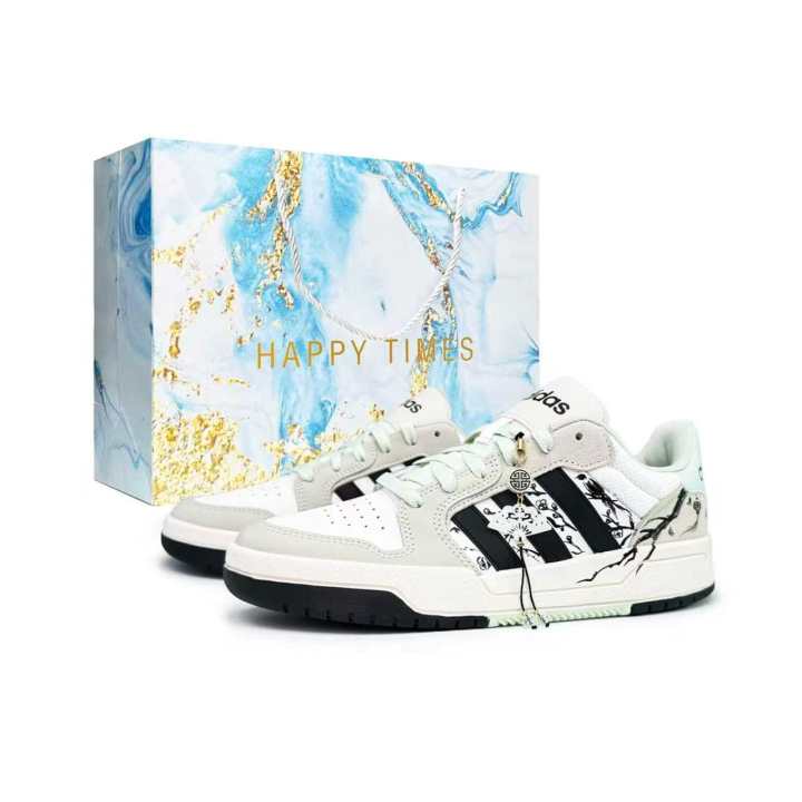 Adidas Adidas ENTRAP Skateboard Shoes Unisex Low Top White/Green