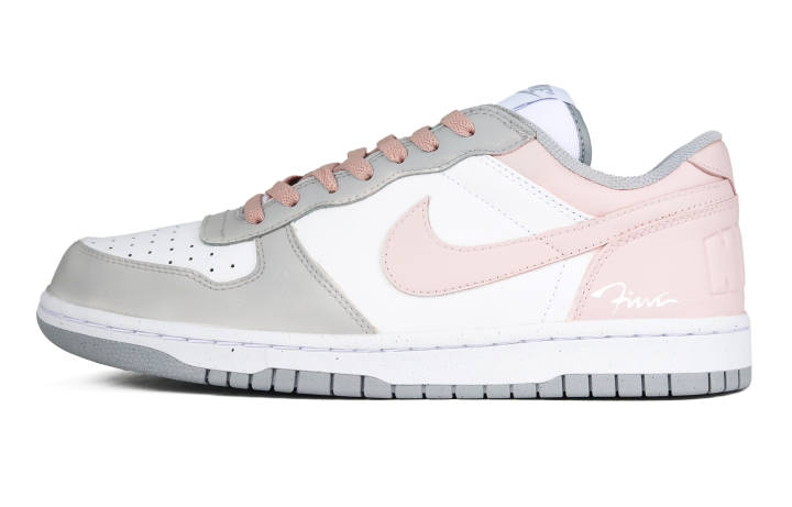 Nike Nike Big Skateboard Shoes Men's Low Top Gray Pink