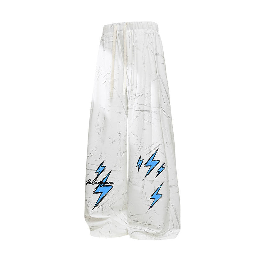PAL ONGACO Casual Pants Unisex Thin Wide Leg Pants