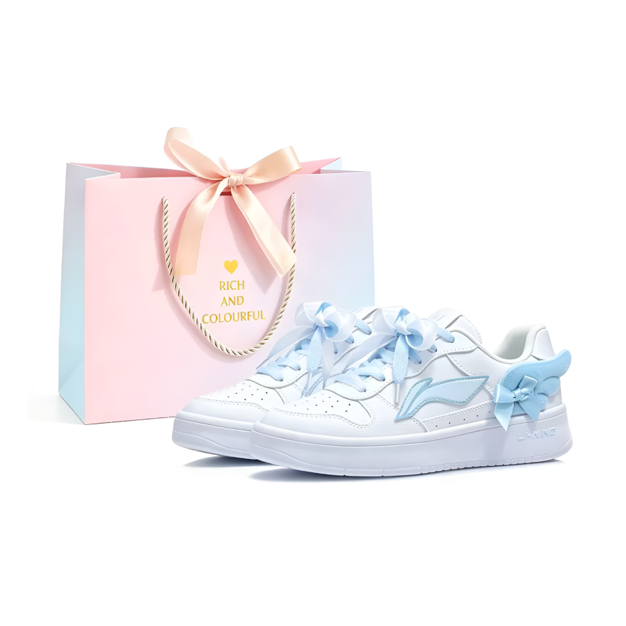 Li-Ning Li Ning Floating Boat Skateboard Shoes Women's Low Top Pink