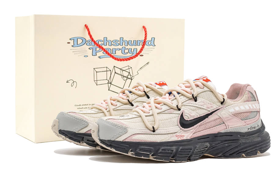 Nike Nike Initiator Cushioning Slip Resistant Abrasion Resistant Low top Running Shoes Women's Beige Pink