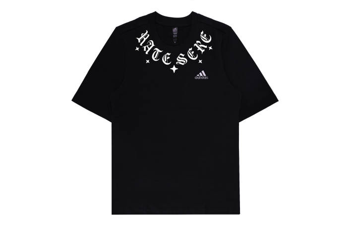 Adidas Adidas MUST HAVES T Shirts Unisex Black Crew Neck Thin Straight Fit
