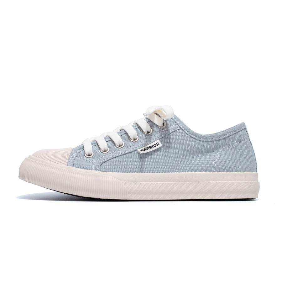 WARRIOR Casual Shoes Women's Low Top Light Blue, Yellow, Black