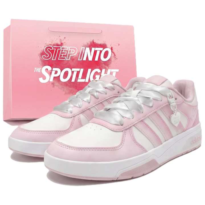 Adidas Adidas ENTRAP Skateboard Shoes Unisex Low Top Pink White