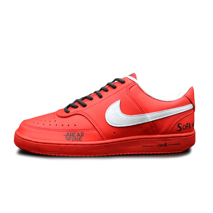 Nike Nike Court Vision 1 Skateboard Shoes Men's Low Top Red/Yellow/Blue