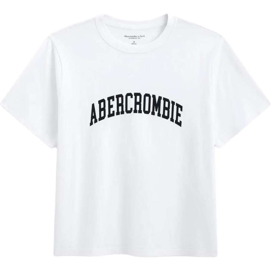 Abercrombie&Fitch T Shirts Women's White Crew Neck